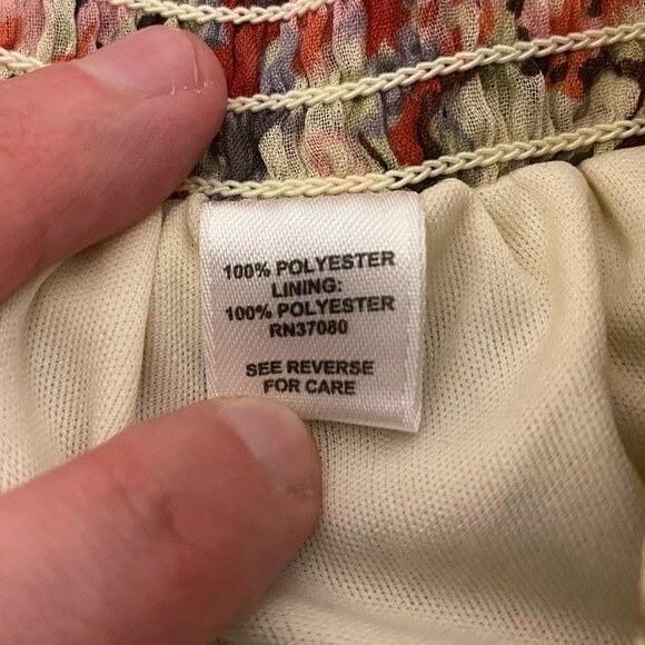 Cato Floral Wide Leg Flare Elastic Waist Dress or Casual Pants - Picture 13 of 16